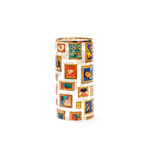 Ваза Seletti Frames Medium Toiletpaper Glass Vase 14172