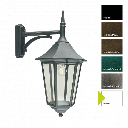 Настенный фонарь Norlys, MODENA BIG B (Черный) Norlys 381B 