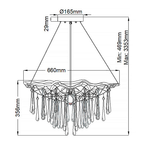 Подвесной светильник Hinkley QN-LAGUNA-4P Laguna