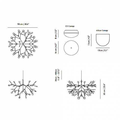 Люстра Moooi Heracleum III Large nickel Heracleum 8718282296210