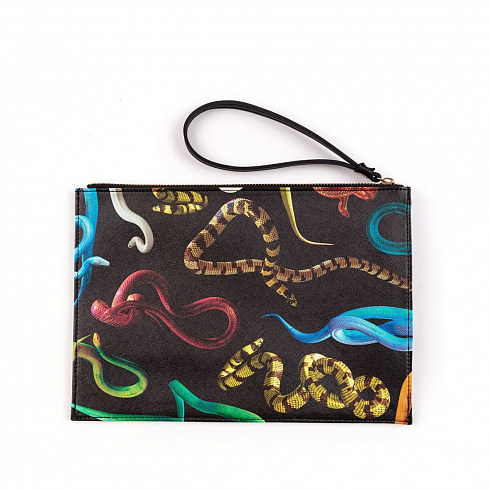 Клатч Seletti Snakes Toiletpaper Bag 02581