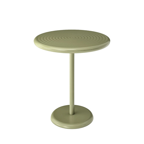 Стол Tom Dixon Groove Small Round Moss Groove GRRT02MO-M1