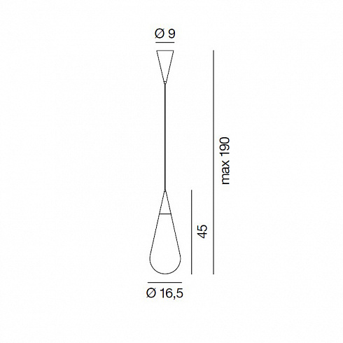 Подвесной светильник Rotaliana Goccia H2 white Goccia