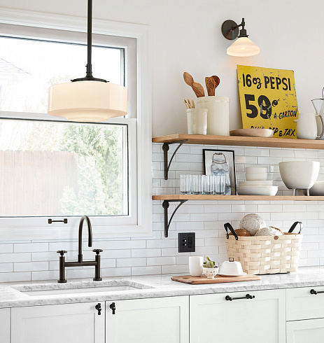 Ручка-кнопка Rejuvenation Cowan Oil Rubbed Bronze Cowan C2104