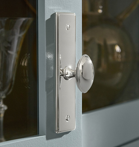 Ручка-кнопка Rejuvenation Lennox Polished Nickel Lennox 133560