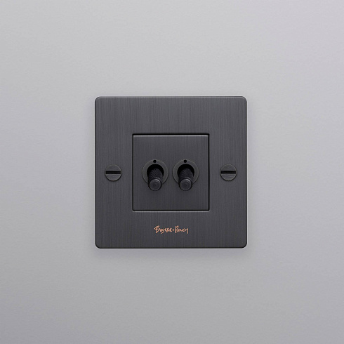 Выключатель Buster and Punch 1G / Cross / With B+P Logo / Black  Switches CTK-143458