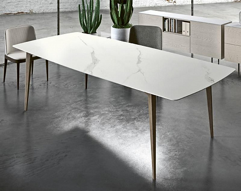 Обеденный стол Imperial Line Prado 200х120 Prado T23-01 terra/marmo bianco