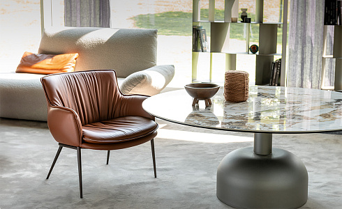 Кресло Cattelan Italia Rhonda Lounge A Barrique Rhonda Rhonda Lounge A GLV18 / GFM69 