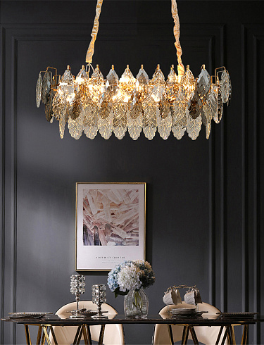 Люстра Delight Collection D8011P/L-800 gold/smoky D8011P