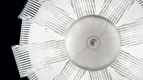 Потолочный светильник Barovier & Toso 6700 Plisse 6700/BB/VG