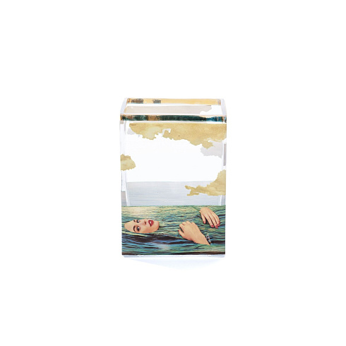 Ваза Seletti Seagirl Small Toiletpaper Glass Vase 14124