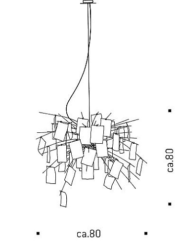 Подвесной светильник Ingo Maurer Zettel’z 6 200cm Zettel'z 1156000
