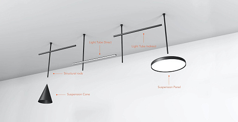 Модуль Flos Direct Light Tube 900 Infra-Structure Episode 2 03.8403.14A