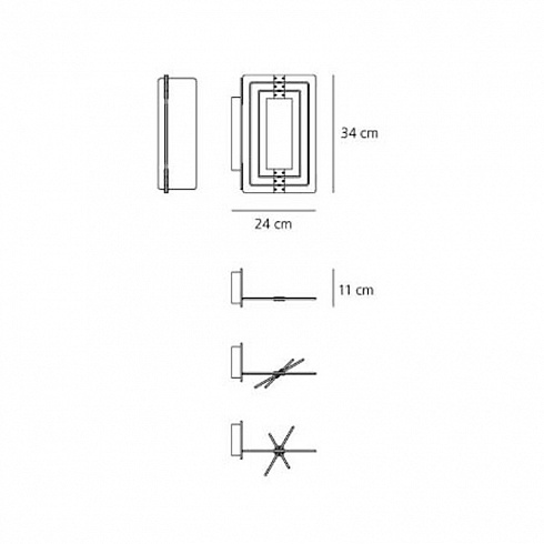 Настенный светильник Artemide 1622020A Copernico