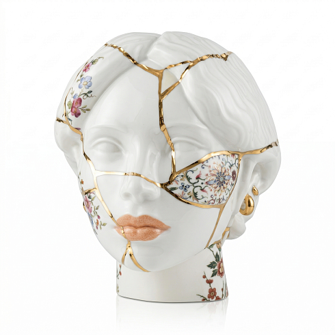 Ваза Seletti Kintsugi Head She Kintsugi 09946