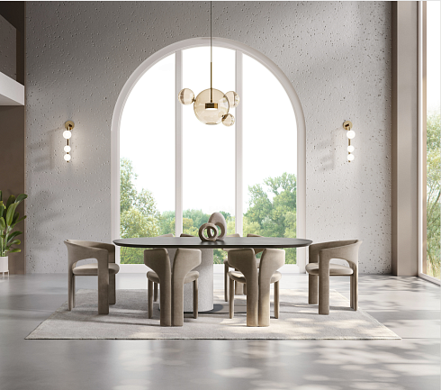 Обеденный стол Delight Collection Ocean Black Ocean Ocean Table