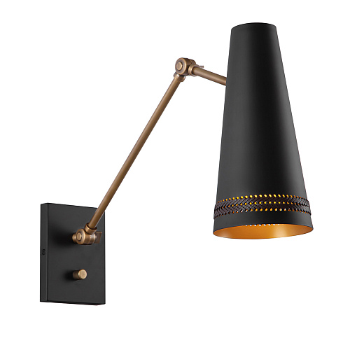 Настенные светильники Alora QN-BRICKELL-1WB-MBHL 