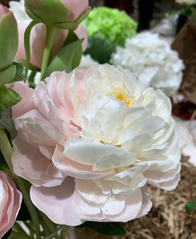 Цветы из холодного фарфора Jardiz Признание Английской королеве Peony
