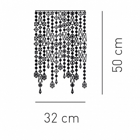 Настенный светильник Axo Light AP MARYLI Black Marylin APMARYLINENIE27