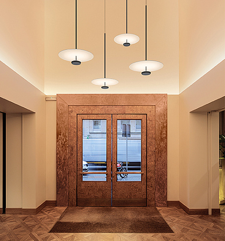 Подвесной светильник Vibia Flat 5940 Terra red Flat 594037/11