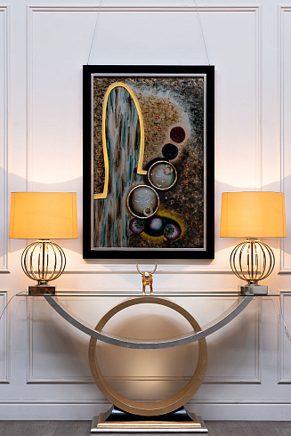 Консоль со стеклом Garda Decor ART-4472-D 
