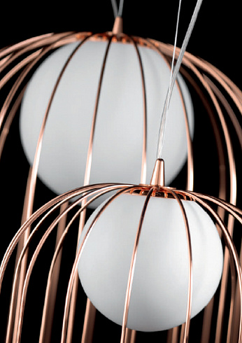 Подвесной светильник Selene Illuminazione Kluvi copper Kluvi 1095-025