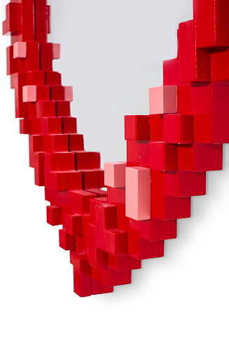 Зеркало Seletti Pixel Heart Pixel Mirror 17055