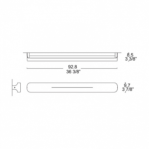 Настенный светильник Leucos LOFT LARGE White LOFT 0001849