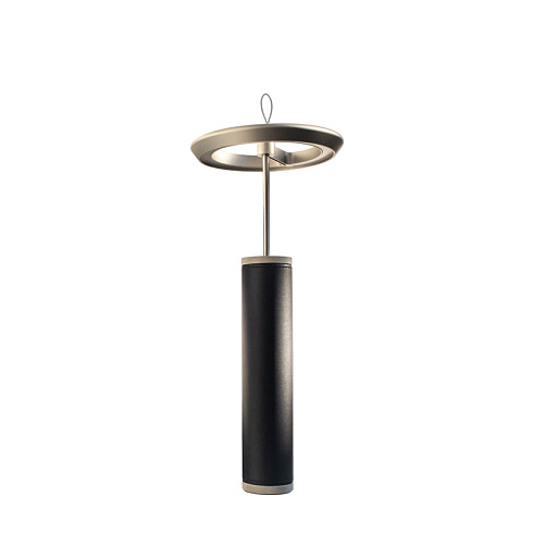 Настольная лампа Viabizzuno Manondovevamovedercipiu argento/nero manondovevamovedercipi Vb6.635.02