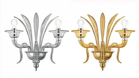 Настенный светильник Barovier & Toso 5307/02 Odile 5307/02/CC/CL