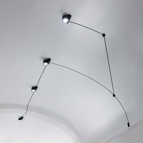 Спот Davide Groppi Endless Spot Casambi Matt Black with DG111 LED module 16,7W 15° 3000K  Endless 1A1080400.00.41+1A4700000.30.20 