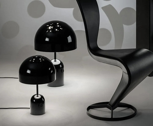 Настольная лампа Tom Dixon Bell Portable v2 black Bell BEPO11BLUN
