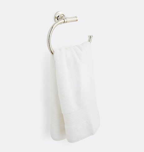 Держатель для полотенец Rejuvenation Asher Polished Nickel Asher 7403221