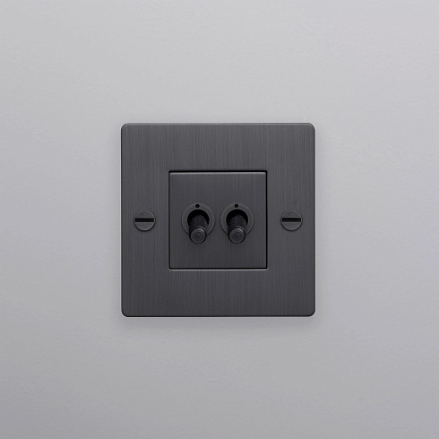 Выключатель Buster and Punch 1G Double smoked bronze Switches CTG-093783