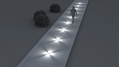 Настенный светильник AUGENTI Cut 45 2W 2700K on/off Cut 4045R/HRCC1L