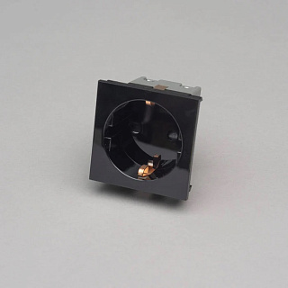 Schuko Socket Type F 50mm black