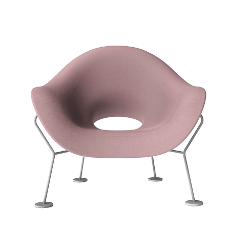 Уличное кресло Qeeboo Pupa Powder Coat Pink  Pupa 60001PI-PC
