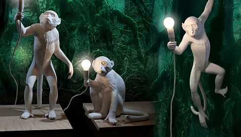 Лампа светодиодная Seletti R14880 Monkey Lamp