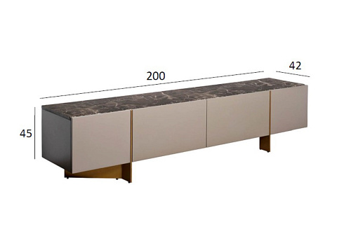 Тумба под телевизор Gate см Garda Decor 58DB-21233TV 