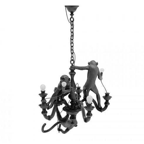 Люстра Seletti Monkey Black Monkey Lamp 14866