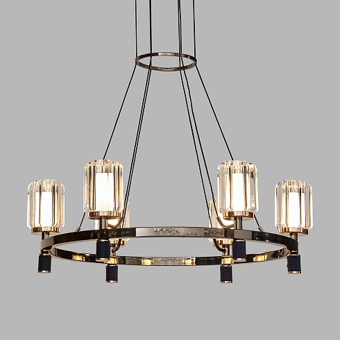 Люстра Delight Collection P0738-6A gold/black P0738 P0738-6A gold/pearl black