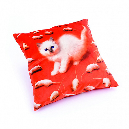 Подушка Seletti Toiletpaper Kitten Toiletpaper Cushion 02320