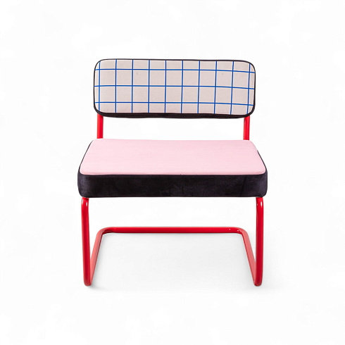 Стул Seletti Superlounge chair Blue Grid Superfurniture 16504