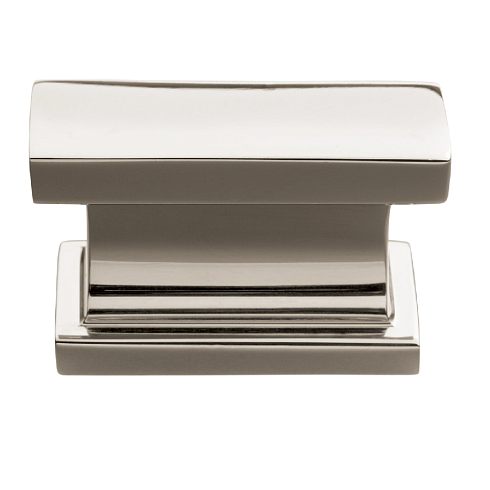 Ручка-кнопка Restoration Hardware Strande d3.2cm Polished Nickel    Strande 24120426 PN