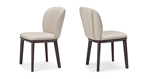 Стул Cattelan Italia Chrishell Burned Oak/Bianco Chris Chrishell FRRB/971