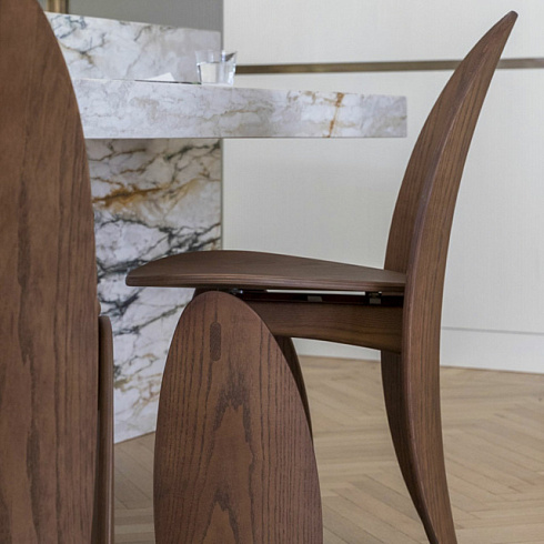 Стул MOGG Lunee Mokka Lunee MLU33W+MOKA PAINTED ASH