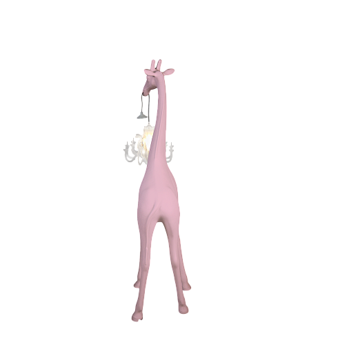 Торшер Qeeboo Giraffe In Love XS W Pink Giraffe In Love 28001PI-W