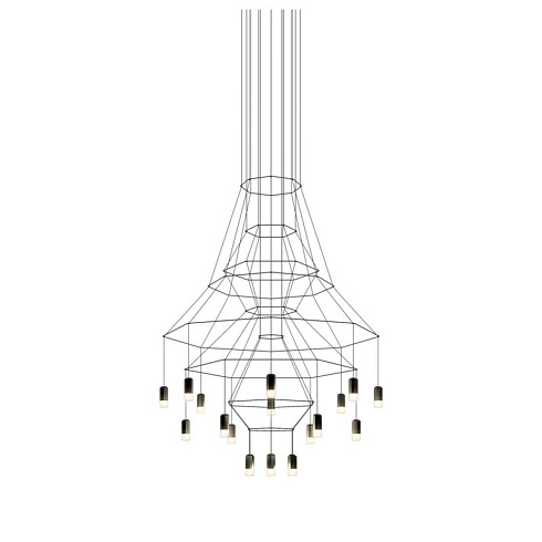 Подвесной светильник Vibia Wireflow 0315 Black Wireflow 031504/1A