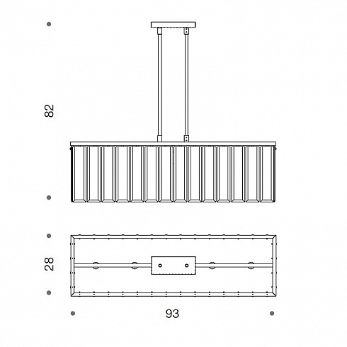 Люстра IDL 359/5S chrome Roma