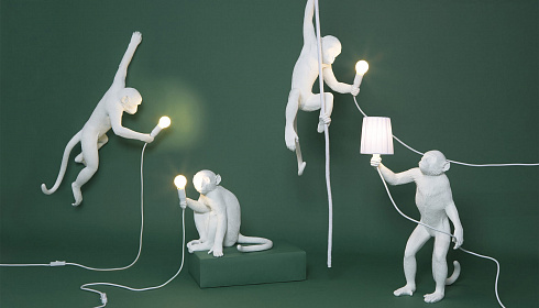 Лампа светодиодная Seletti R14880 Monkey Lamp